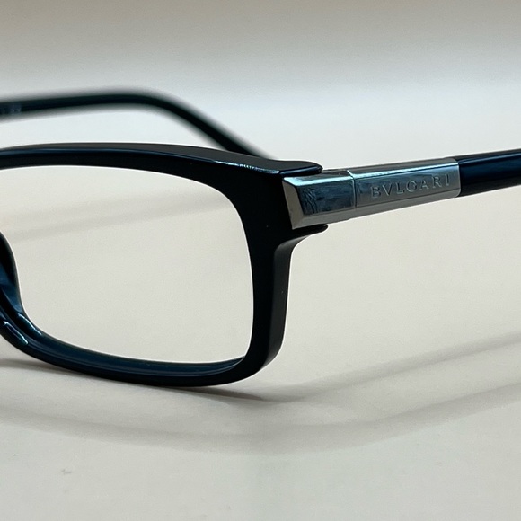 BVLGARI BV 3010 501 55mm Blk/Silver Eyeglasses Frames-Refurbished- Made In Italy - Picture 7 of 16